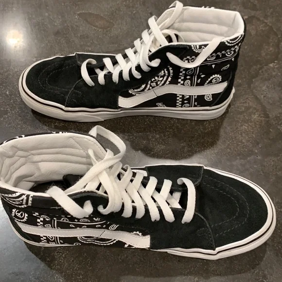 Men’s Vans Sk8 Hi Peace Paisley - Picture 4 of 13